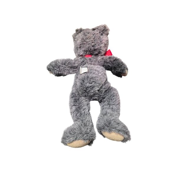 Vintage Grey Boyds Bear Plush 12" Stuffed Animal - Picture 7 of 10